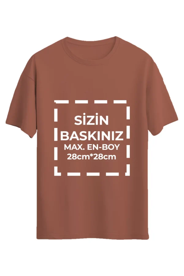 Tişört Tasarla 16/1 Kumaş - Mürdüm - Görsel 2